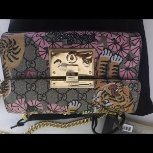Small padlock gucci bengal shoulder bag